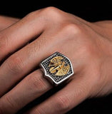 Fashion  Metal Eagle Ring - animalsaso02