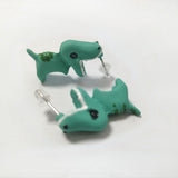 Cute Animal Bite Dinosaur Earring - animalsaso02