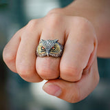 New Vintage Owl Ring - animalsaso02